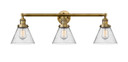 Bathroom Fixtures Three Lights by Innovations ( 405 | 205-BB-G44 Franklin Restoration ) 