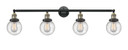 Bathroom Fixtures Four Lights by Innovations ( 405 | 215-BAB-G204-6-LED Franklin Restoration ) 