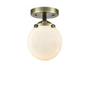 Semi-Flush Mts. Glass Down by Innovations ( 405 | 284-1C-BAB-G201-6-LED Nouveau ) 