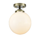 Semi-Flush Mts. Glass Down by Innovations ( 405 | 284-1C-BAB-G201-8-LED Nouveau ) 