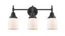 Bathroom Fixtures Three Lights by Innovations ( 405 | 447-3W-BK-G51-LED Caden ) 