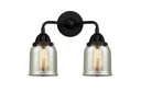 Bathroom Fixtures Two Lights by Innovations ( 405 | 288-2W-BK-G58-LED Nouveau 2 ) 
