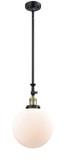 Pendants Glass Down by Innovations ( 405 | 206-BAB-G201-10-LED Franklin Restoration ) 