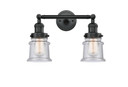 Bathroom Fixtures Two Lights by Innovations ( 405 | 208-BK-G184S Franklin Restoration ) 
