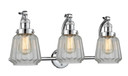 Bathroom Fixtures Three Lights by Innovations ( 405 | 515-3W-PC-G142 Franklin Restoration ) 