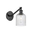 Sconces Single Glass by Innovations ( 405 | 317-1W-BK-G559-5SDY Ballston ) 
