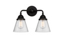 Bathroom Fixtures Two Lights by Innovations ( 405 | 288-2W-BK-G64 Nouveau 2 ) 
