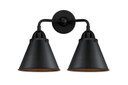 Bathroom Fixtures Two Lights by Innovations ( 405 | 288-2W-BK-M13-BK Nouveau 2 ) 