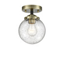 Semi-Flush Mts. Glass Down by Innovations ( 405 | 284-1C-BAB-G204-6-LED Nouveau ) 