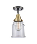 Semi-Flush Mts. Glass Down by Innovations ( 405 | 447-1C-BAB-G182-LED Caden ) 