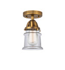 Semi-Flush Mts. Glass Down by Innovations ( 405 | 288-1C-BB-G182S-LED Nouveau 2 ) 