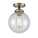 Semi-Flush Mts. Glass Down by Innovations ( 405 | 284-1C-BAB-G204-8-LED Nouveau ) 