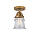 Semi-Flush Mts. Glass Down by Innovations ( 405 | 288-1C-BB-G184S-LED Nouveau 2 ) 