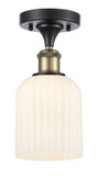 Semi-Flush Mts. Glass Down by Innovations ( 405 | 516-1C-BAB-G559-5GWH Ballston ) 