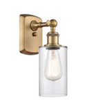 Sconces Single Glass by Innovations ( 405 | 516-1W-BB-G802 Ballston ) 