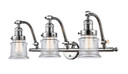 Bathroom Fixtures Three Lights by Innovations ( 405 | 515-3W-PC-G182S-LED Franklin Restoration ) 