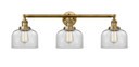 Bathroom Fixtures Three Lights by Innovations ( 405 | 205-BB-G72 Franklin Restoration ) 