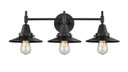 Bathroom Fixtures Three Lights by Innovations ( 405 | 447-3W-BK-M6-BK Caden ) 