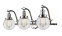 Bathroom Fixtures Three Lights by Innovations ( 405 | 515-3W-PC-G202-6 Franklin Restoration ) 