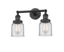 Bathroom Fixtures Two Lights by Innovations ( 405 | 208-BK-G52-LED Franklin Restoration ) 