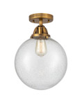 Semi-Flush Mts. Glass Down by Innovations ( 405 | 288-1C-BB-G204-10 Nouveau 2 ) 