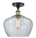 Semi-Flush Mts. Cage by Innovations ( 405 | 516-1C-BAB-G92-L-LED Ballston ) 
