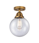 Semi-Flush Mts. Glass Down by Innovations ( 405 | 288-1C-BB-G204-8 Nouveau 2 ) 