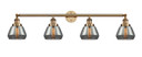 Bathroom Fixtures Four Lights by Innovations ( 405 | 215-BB-G173 Franklin Restoration ) 