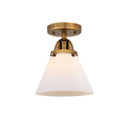 Semi-Flush Mts. Glass Down by Innovations ( 405 | 288-1C-BB-G41-LED Nouveau 2 ) 