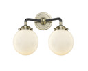 Bathroom Fixtures Two Lights by Innovations ( 405 | 284-2W-BAB-G201-6 Nouveau ) 