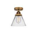 Semi-Flush Mts. Glass Down by Innovations ( 405 | 288-1C-BB-G42-LED Nouveau 2 ) 