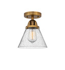 Semi-Flush Mts. Glass Down by Innovations ( 405 | 288-1C-BB-G44 Nouveau 2 ) 
