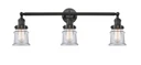 Bathroom Fixtures Three Lights by Innovations ( 405 | 205-BK-G182S Franklin Restoration ) 