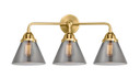 Bathroom Fixtures Three Lights by Innovations ( 405 | 288-3W-SG-G43 Nouveau 2 ) 