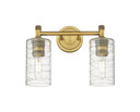 Bathroom Fixtures Two Lights by Innovations ( 405 | 434-2W-BB-G434-7DE Downtown Urban ) 