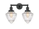 Bathroom Fixtures Two Lights by Innovations ( 405 | 208-BK-G664-7-LED Franklin Restoration ) 