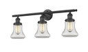 Bathroom Fixtures Three Lights by Innovations ( 405 | 205-BK-G192-LED Franklin Restoration ) 