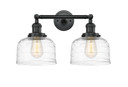 Bathroom Fixtures Two Lights by Innovations ( 405 | 208-BK-G713 Franklin Restoration ) 