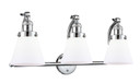 Bathroom Fixtures Three Lights by Innovations ( 405 | 515-3W-PC-G61-LED Franklin Restoration ) 