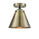 Semi-Flush Mts. Glass Down by Innovations ( 405 | 284-1C-BAB-M13-AB-LED Nouveau ) 