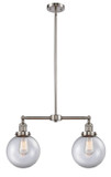 Linear/Island 2 Light Bar by Innovations ( 405 | 209-SN-G202-8-LED Franklin Restoration ) 