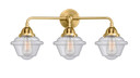 Bathroom Fixtures Three Lights by Innovations ( 405 | 288-3W-SG-G534 Nouveau 2 ) 