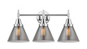 Bathroom Fixtures Three Lights by Innovations ( 405 | 447-3W-PC-G43-LED Caden ) 