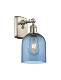 Sconces Single Glass by Innovations ( 405 | 516-1W-SN-G558-6BL Ballston ) 