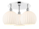Semi-Flush Mts. Multi-port/Cluster by Innovations ( 405 | 516-3C-PC-G1217-10WV Ballston ) 