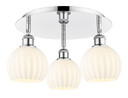 Semi-Flush Mts. Multi-port/Cluster by Innovations ( 405 | 516-3C-PC-G1217-6WV Ballston ) 