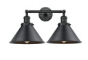 Bathroom Fixtures Two Lights by Innovations ( 405 | 208-BK-M10-BK-LED Franklin Restoration ) 