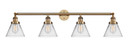 Bathroom Fixtures Four Lights by Innovations ( 405 | 215-BB-G42-LED Franklin Restoration ) 