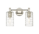 Bathroom Fixtures Two Lights by Innovations ( 405 | 434-2W-PN-G434-7DE Downtown Urban ) 