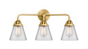 Bathroom Fixtures Three Lights by Innovations ( 405 | 288-3W-SG-G62-LED Nouveau 2 ) 